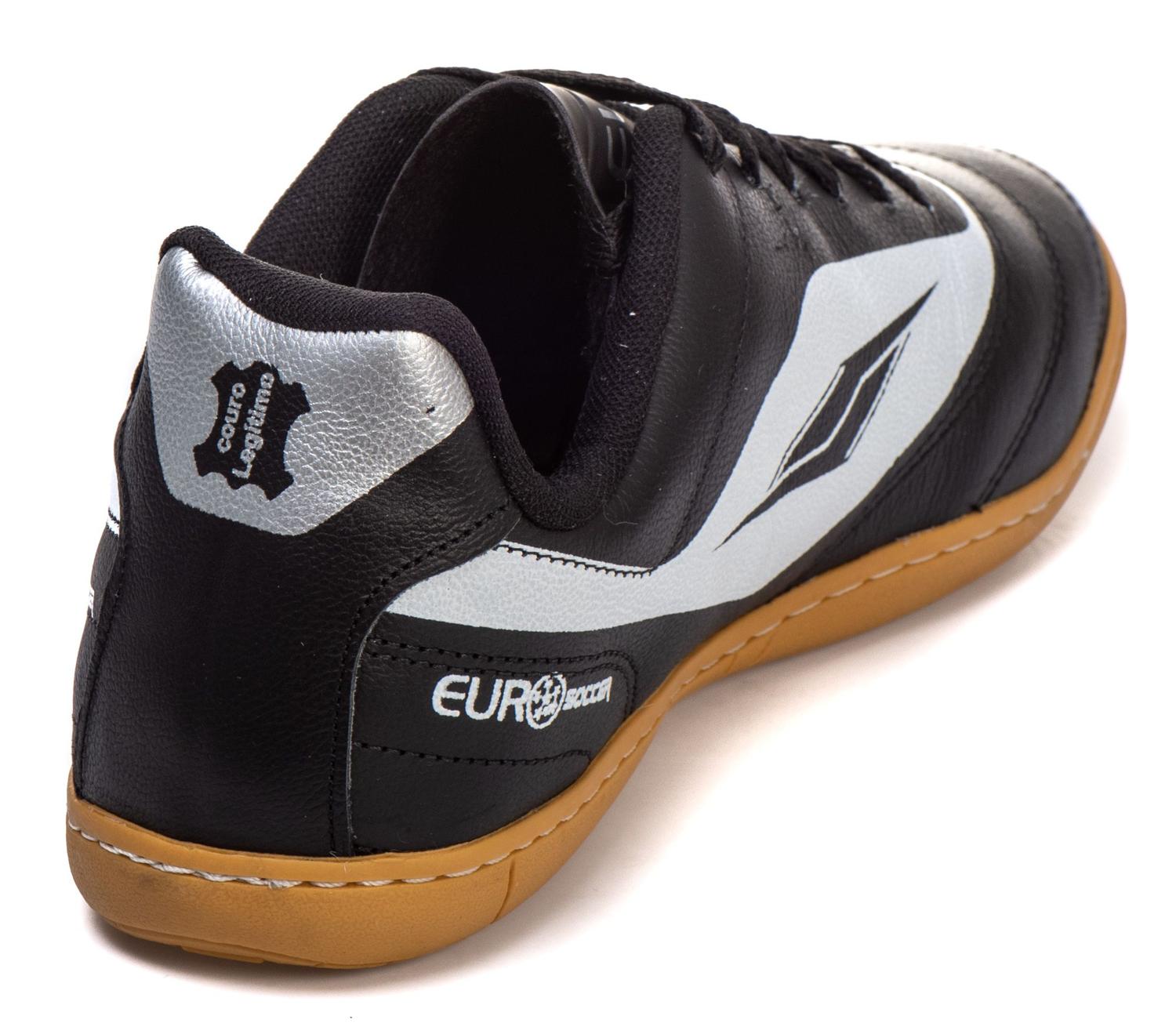 chuteira futsal couro legitimo