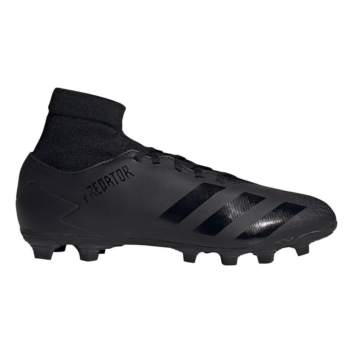 chuteira adidas preta botinha