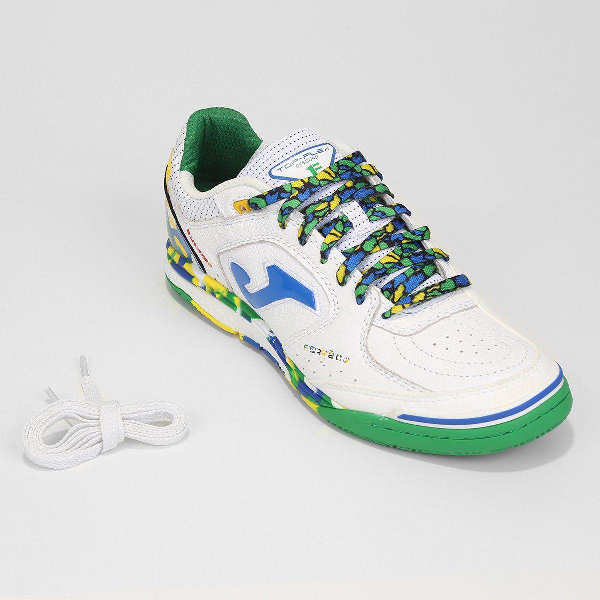 Joma TOP FLEX REBOUND FERRAOモデル Futsal shoes Joma Top Flex Rebound Ferrao Blanco Verde