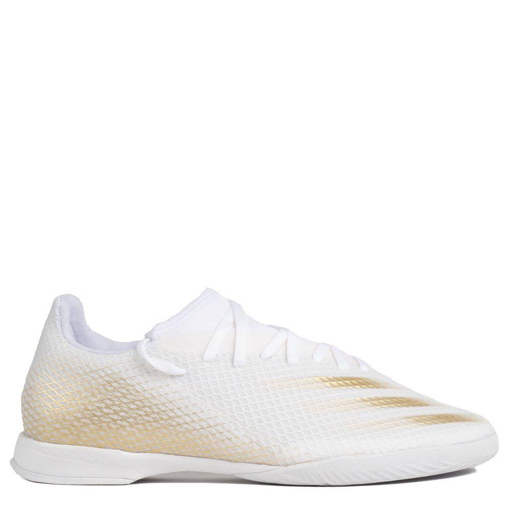 chuteira adidas futsal dourada