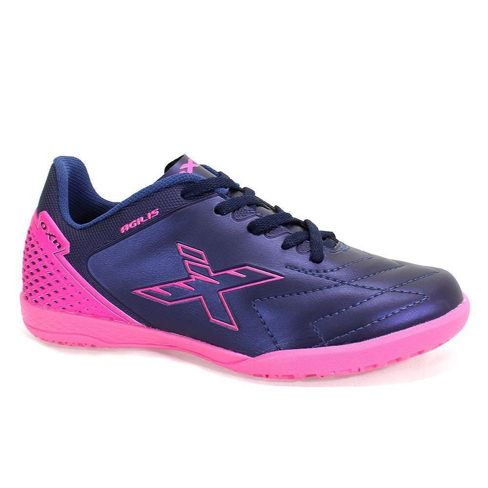 chuteira futsal pink