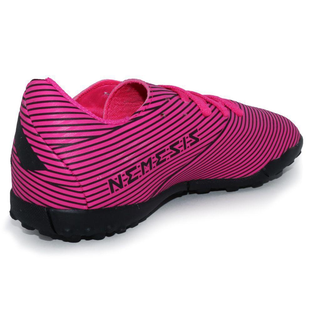 Chuteira Society Juvenil Adidas Nemeziz 19 4 TF - Pink e Preto - Chuteira -  Magazine Luiza