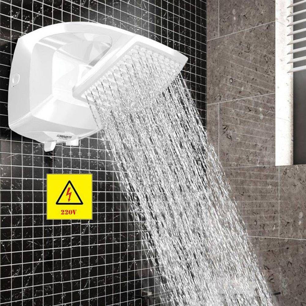 Chuveiro Ducha Futura Multitemperaturas Lorenzetti 220v 7500w