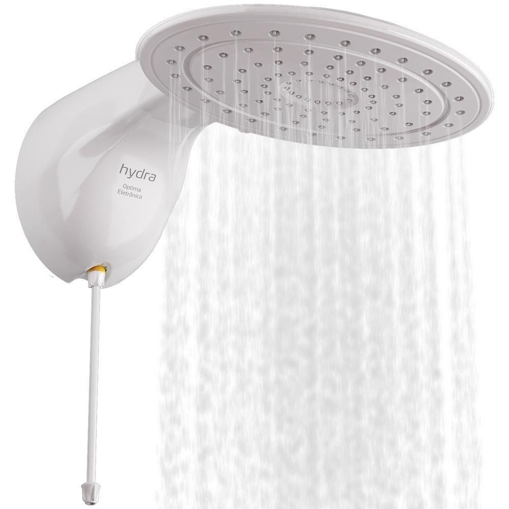 Chuveiro Eletrônico Hydra Optima Branco 5500W 127V Chuveiro e Ducha Magazine Luiza Chuveiro Eletrônico Hydra Optima Branco 5500W 127V Chuveiro e Ducha Magazine Luiza