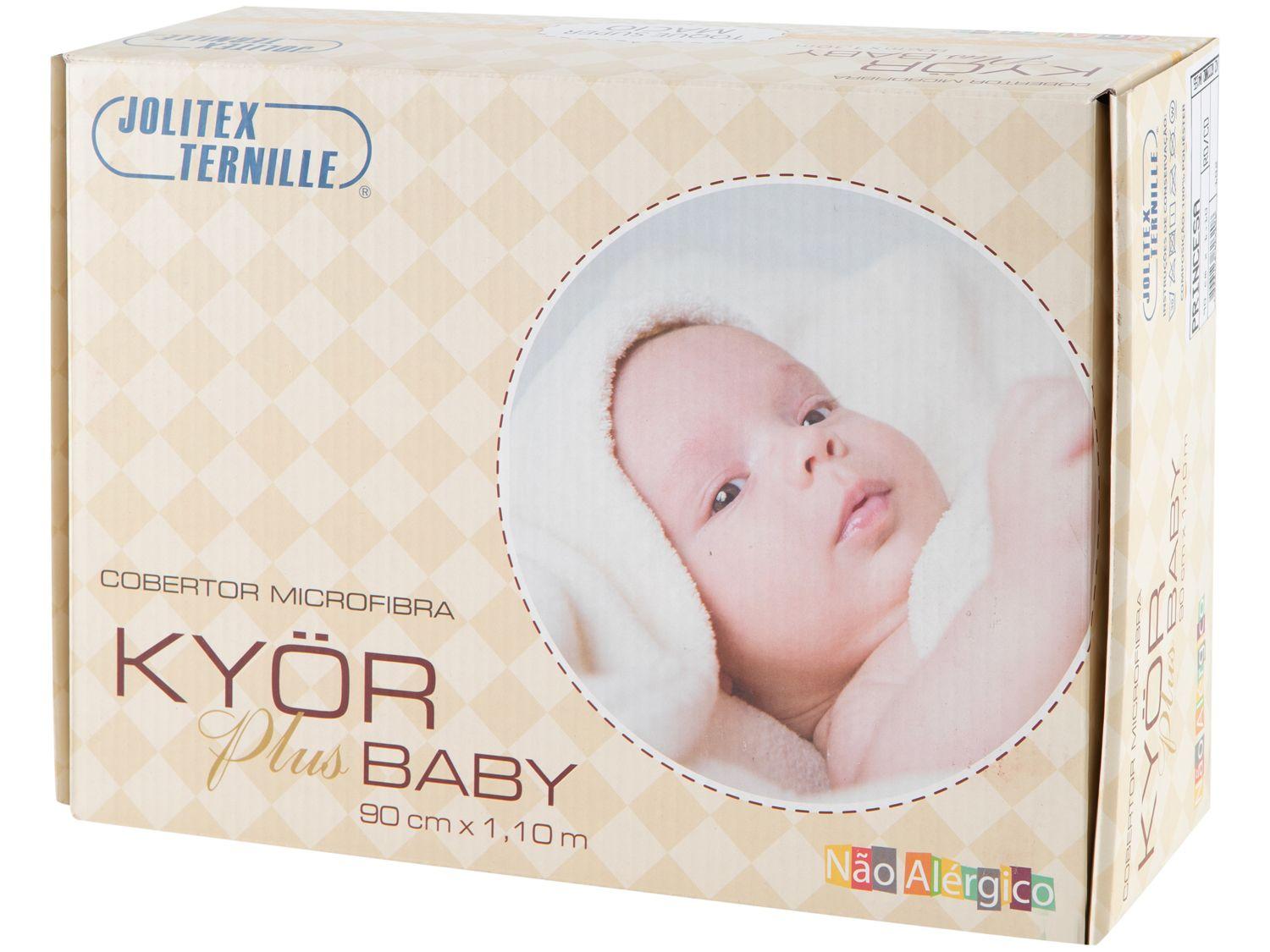 Cobertor Infantil para Berço Jolitex de Microfibra Flannel Kyor Princesa Rosa