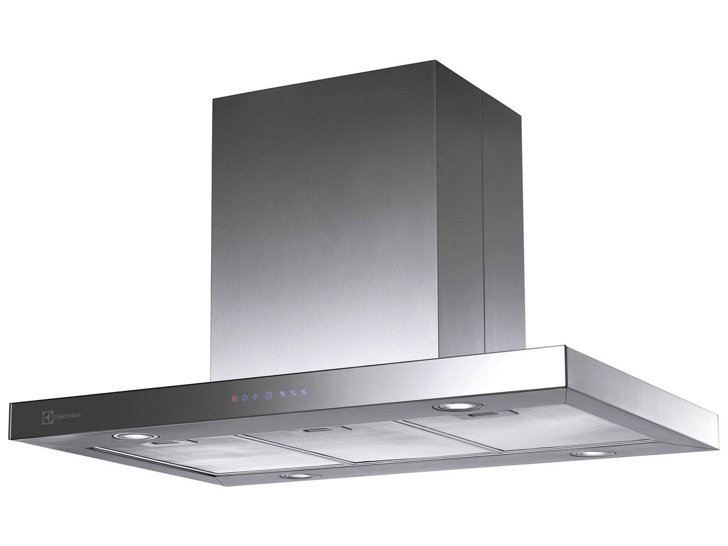 Coifa de Ilha Electrolux Inox 90cm 3 Velocidades Blue Touch 90CIT