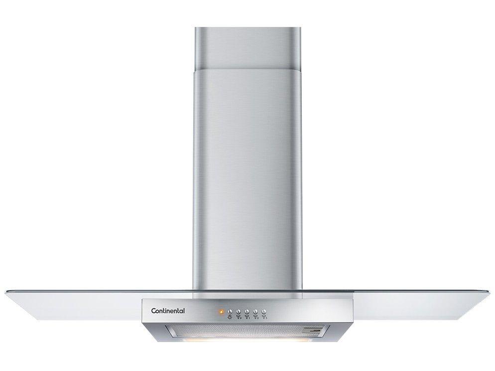 Coifa de Parede Continental 90cm Inox 5 e 6 Bocas CC9VX