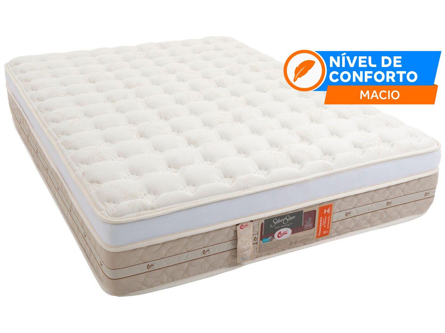 Colchão Casal Castor Mola Ensacadas/Pocket