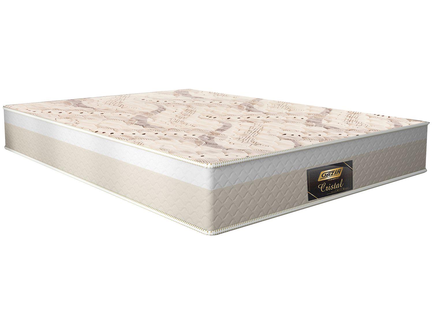 Colchão Casal Gazin de Mola D28 23x138x188cm Cristal