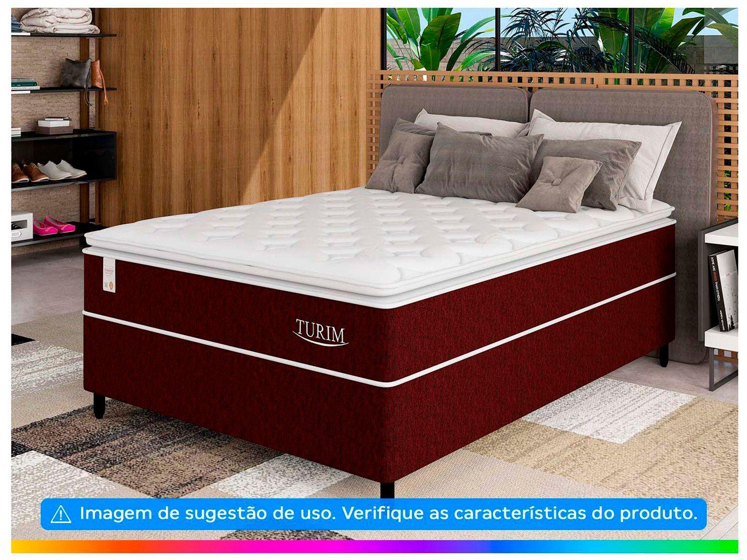 Colchão Casal Plumatex de Mola Ensacada 28x138x188cm Turim