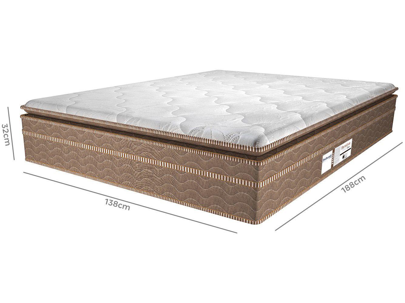 Colchão Casal Probel Colchões Mola - Ensacadas/Pocket 32cm de Altura  Sensitive Classic - Colchão - Magazine Luiza