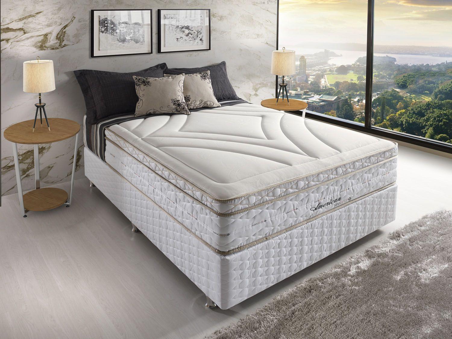 Colchão Queen Size Herval Mola 33cm de Altura Vivere American