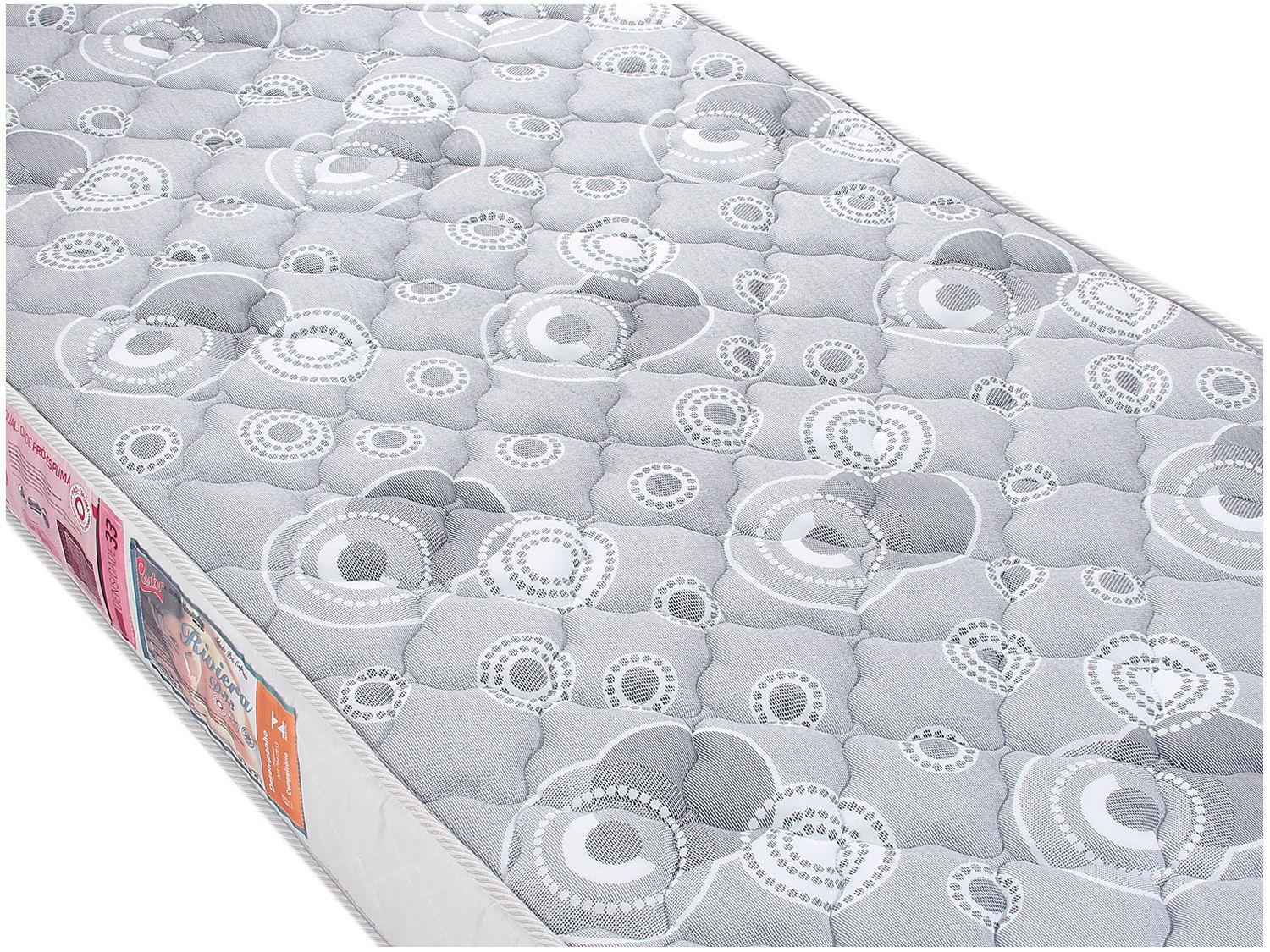 Colchão Solteiro Castor Espuma D-33 88x188cm - Riviera - Colchão ...