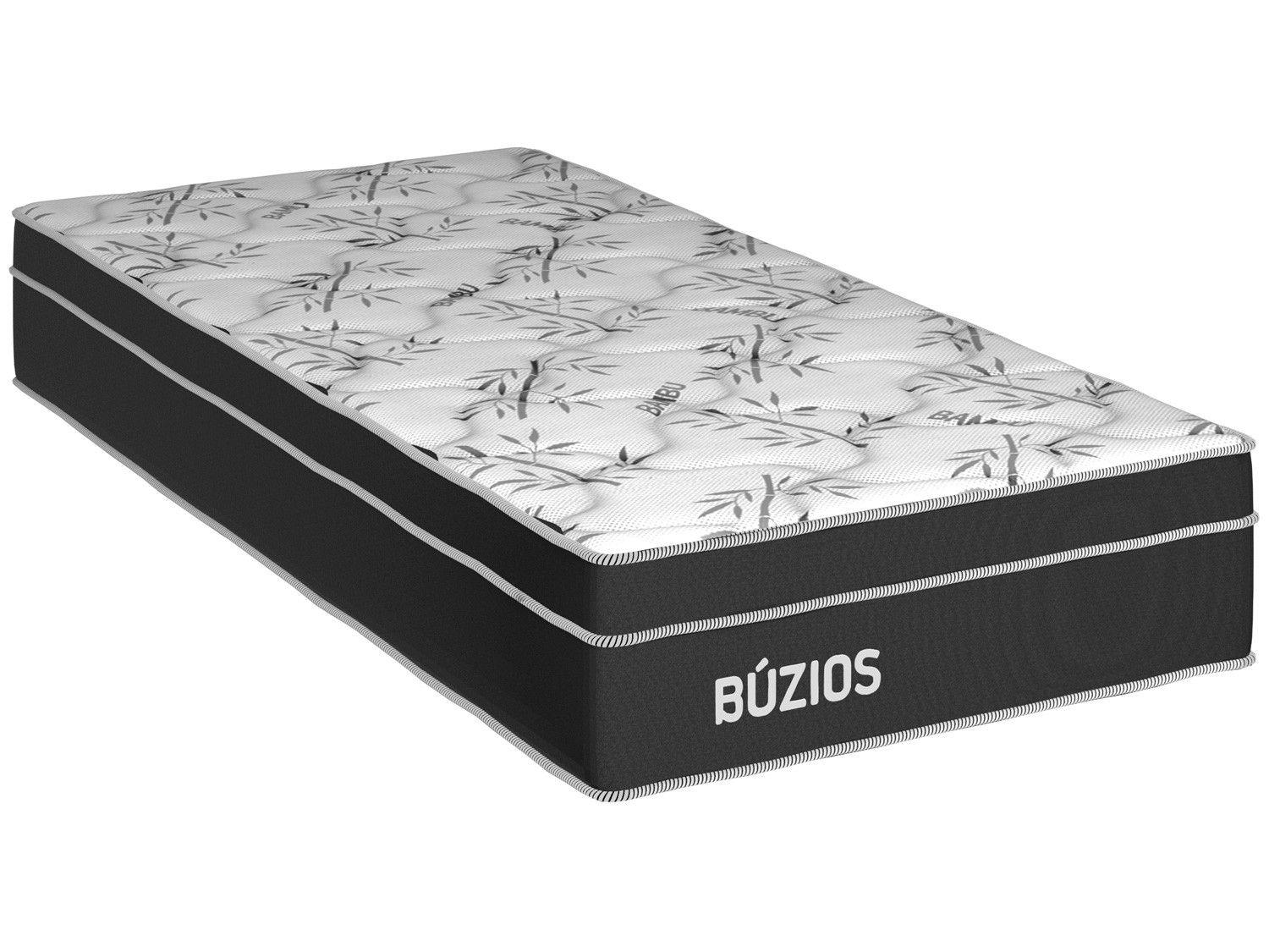 Cama de Solteiro s/ Colchão em MDF Branco 75 cm x 80 cm x 189 cm
