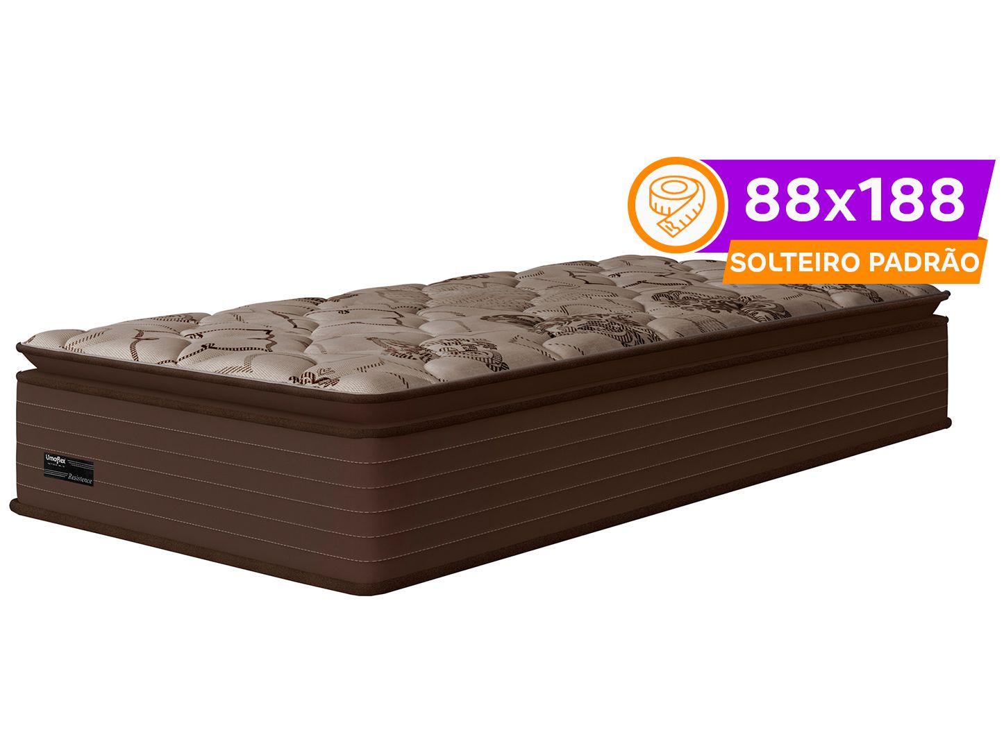 Colchão Solteiro Umaflex de Espuma 29x88x188cm Resistence