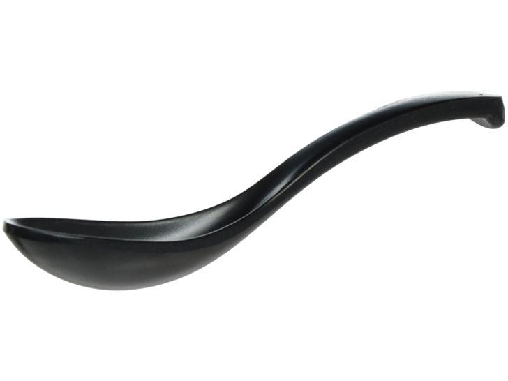 Colher de Melamina Hauskraft Finger Food Naha Preto