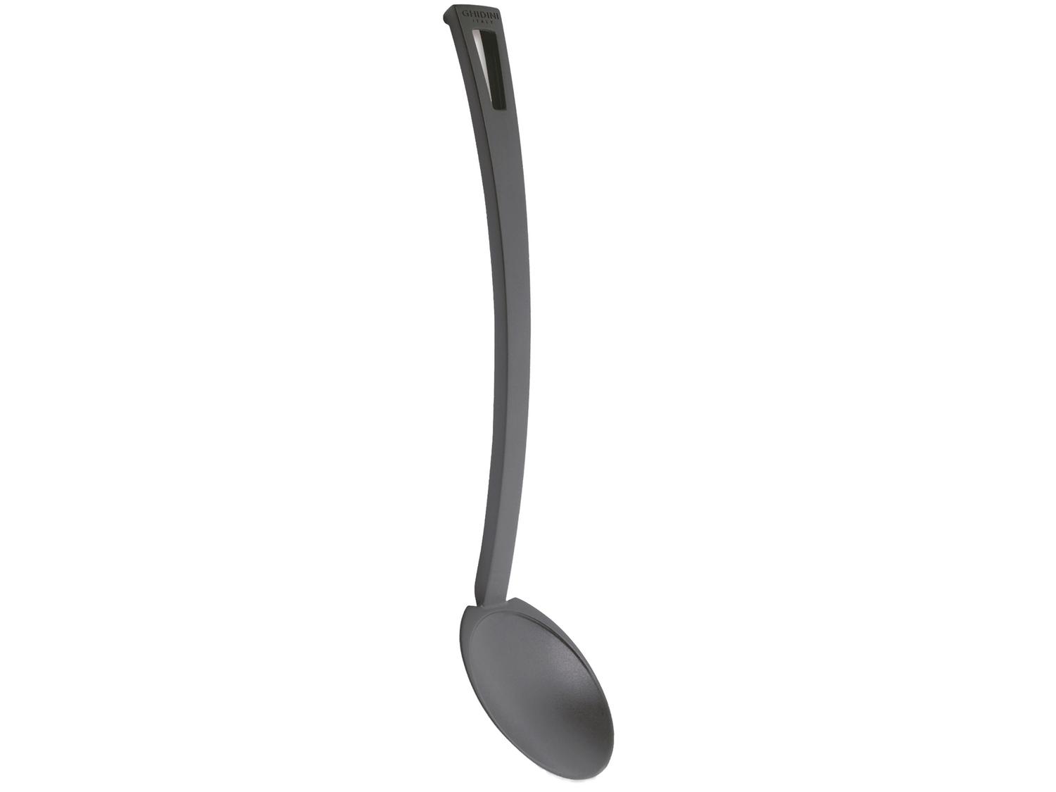 Colher de Servir de Nylon Ghidini Viva Cinza 