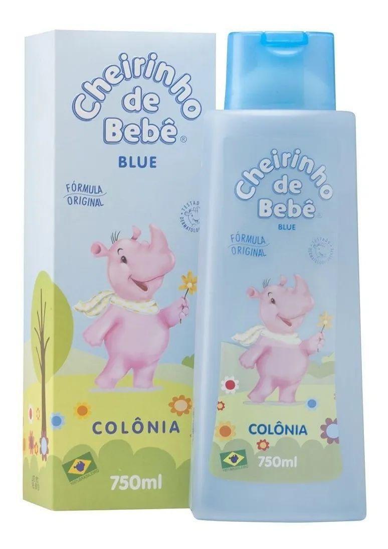 Colonia Cheirinho De Bebe Azul 750ml Agua De Cheiro E Colonia Para Bebe Magazine Luiza