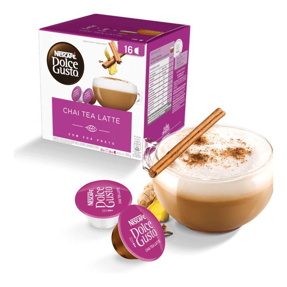 Combo 4 Caixa Nescafé Dolce Gusto Chai Tea Latte Chá Magazine Luiza
