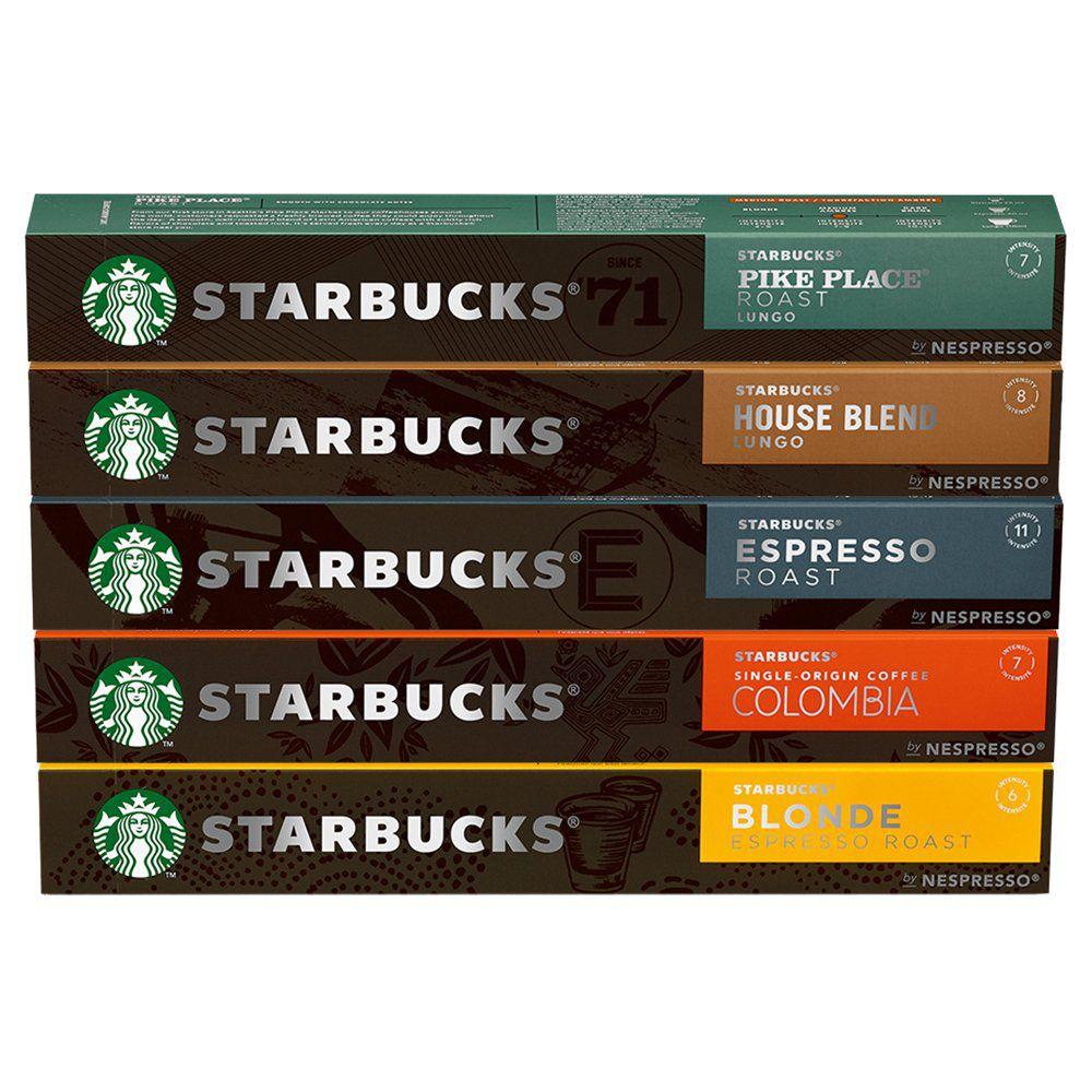Combo de Cafés Starbucks by Nespresso 50 cápsulas