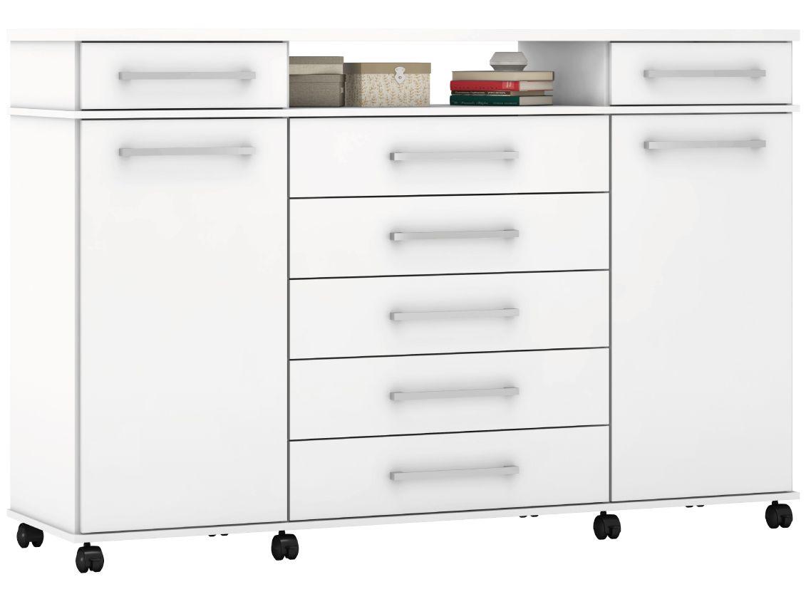 Cômoda 2 Portas 7 Gavetas Demóbile