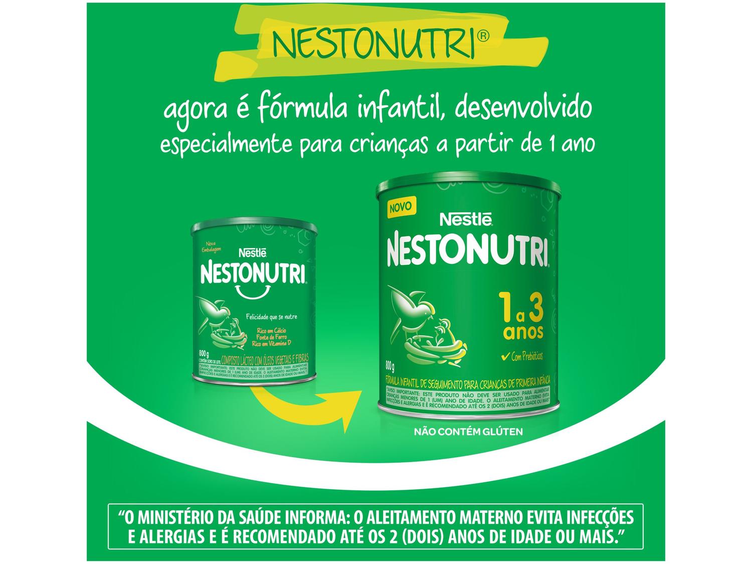 Composto Lácteo Nestonutri Sem Sabor Original