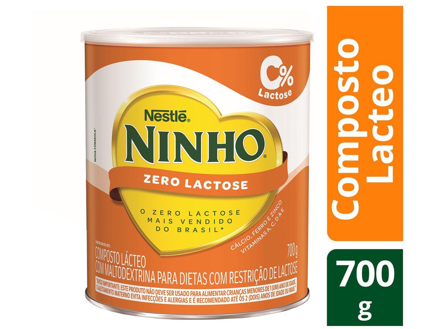 Composto Lácteo Ninho Forti+ Zero Lactose 700g