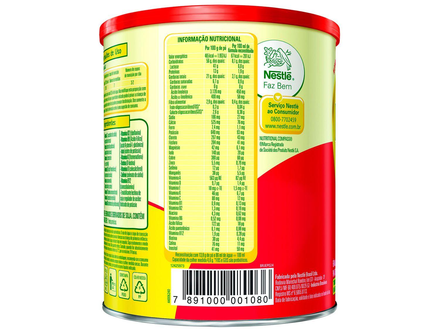 Composto Lácteo Ninho Original Fases 1+ Integral