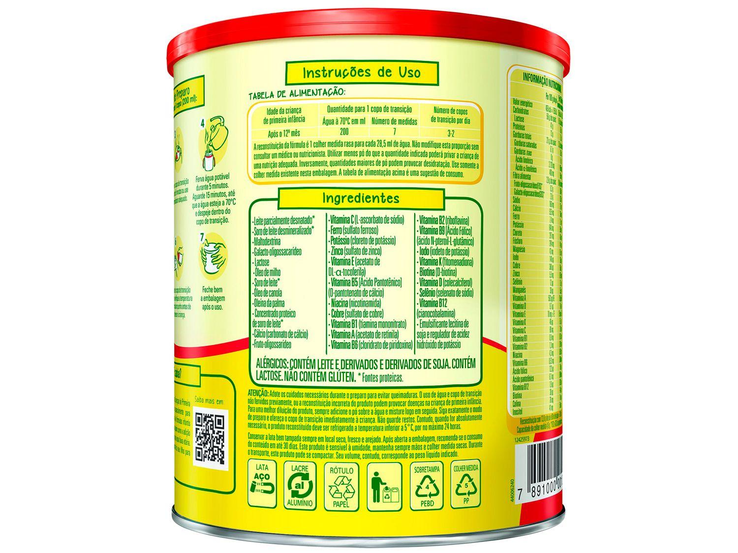 Composto Lácteo Ninho Original Fases 1+ Integral