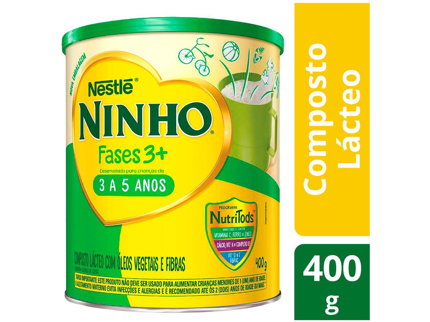 Composto Lácteo Ninho Original Fases 3+ Integral 400g