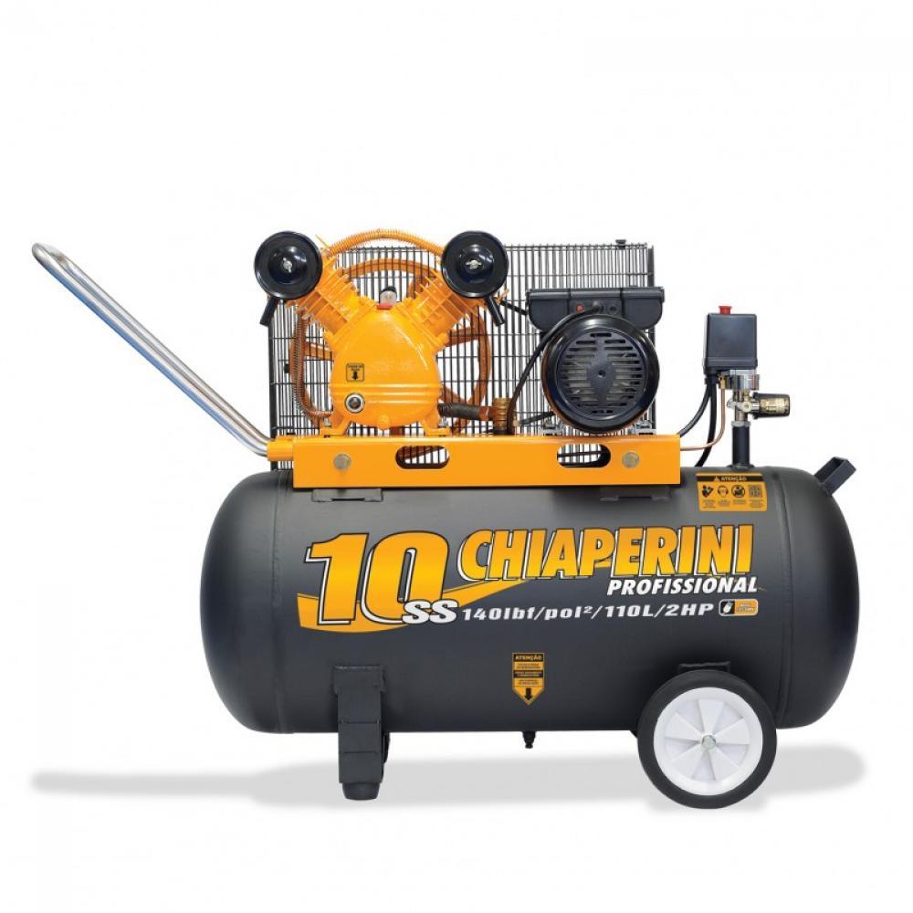 Compressor de ar média pressão 10 pés 110 litros monofásico 10SS 110L