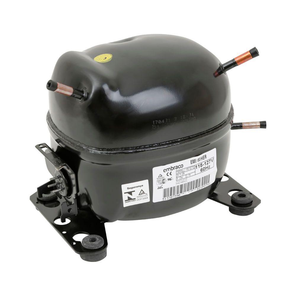 Compressor Embraco 110V para Geladeira - W10393808 - Brastemp - Peças ...