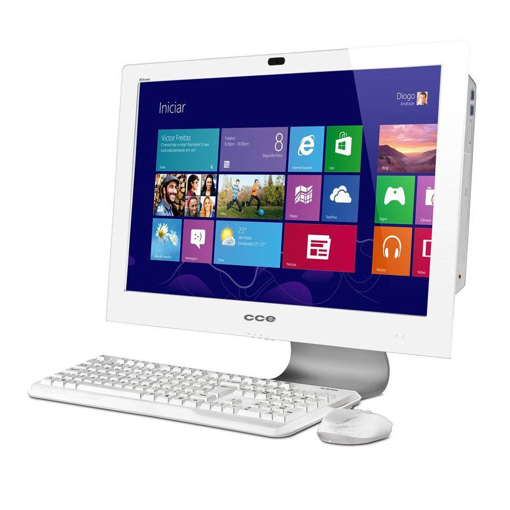 Computador Aio CCE DTV 24 Polegadas Intel Celeron 4GB Wifi HD500 ...