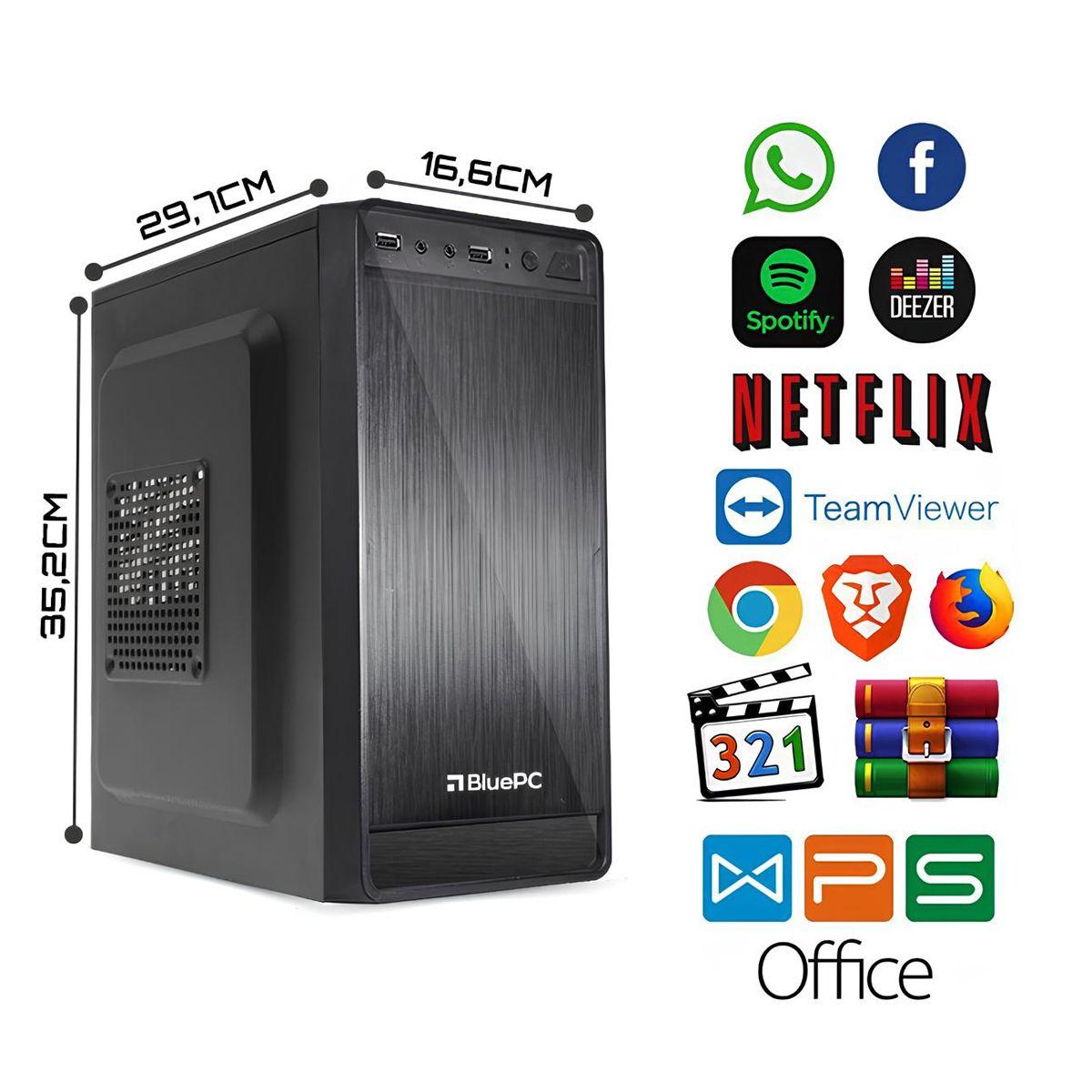 Computador Completo BluePC AMD RYZEN 5 8500G 8GB DDR5 SSD Computador Completo BluePC AMD RYZEN 5 8500G 8GB DDR5 SSD