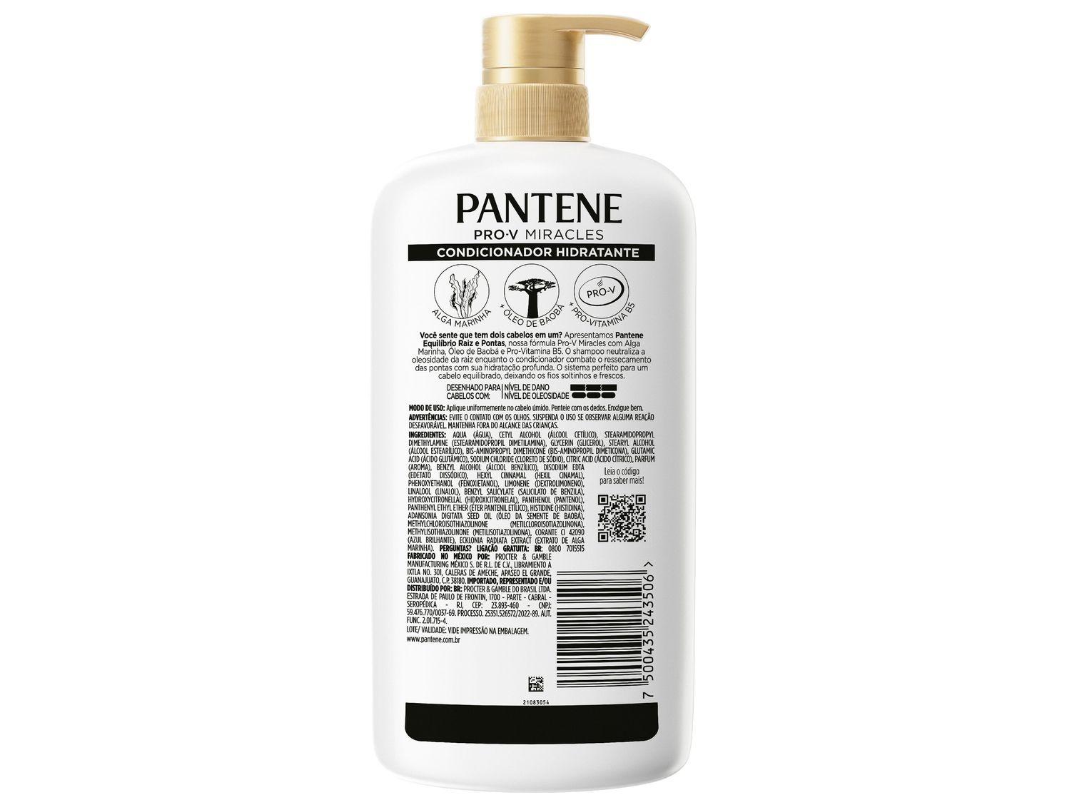Condicionador Pantene Pro-V Miracles Equilíbrio Raiz e Pontas 1L