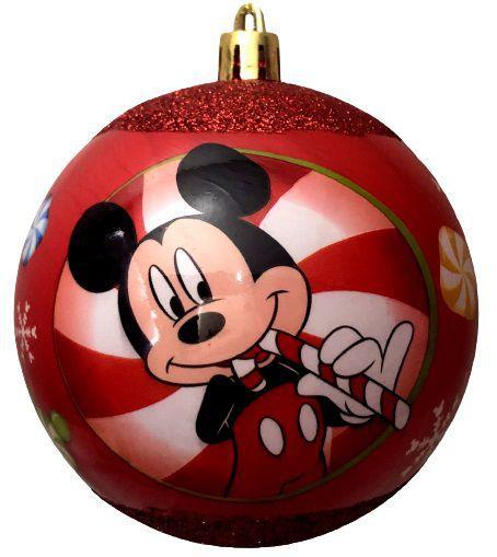 Conjunto 02 Bolas Decoradas Enfeite Árvore De Natal Turma Da Disney Mickey  Minnie Mouse - Disney - Bola de Natal - Magazine Luiza