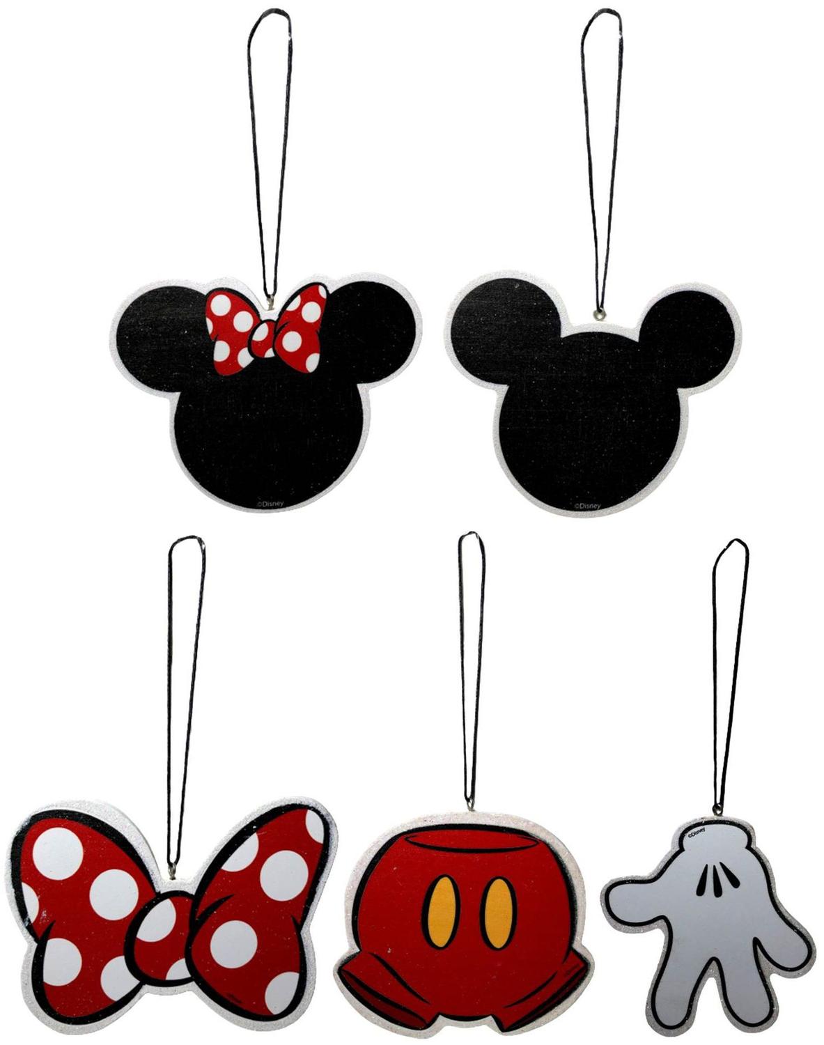 Conjunto 05 Enfeites Para Árvore De Natal Temáticos Decorados Personagens  Mickey E Minnie Mouse - Decoração Natalina - Disney - Decoração de Natal  para Casa - Magazine Luiza