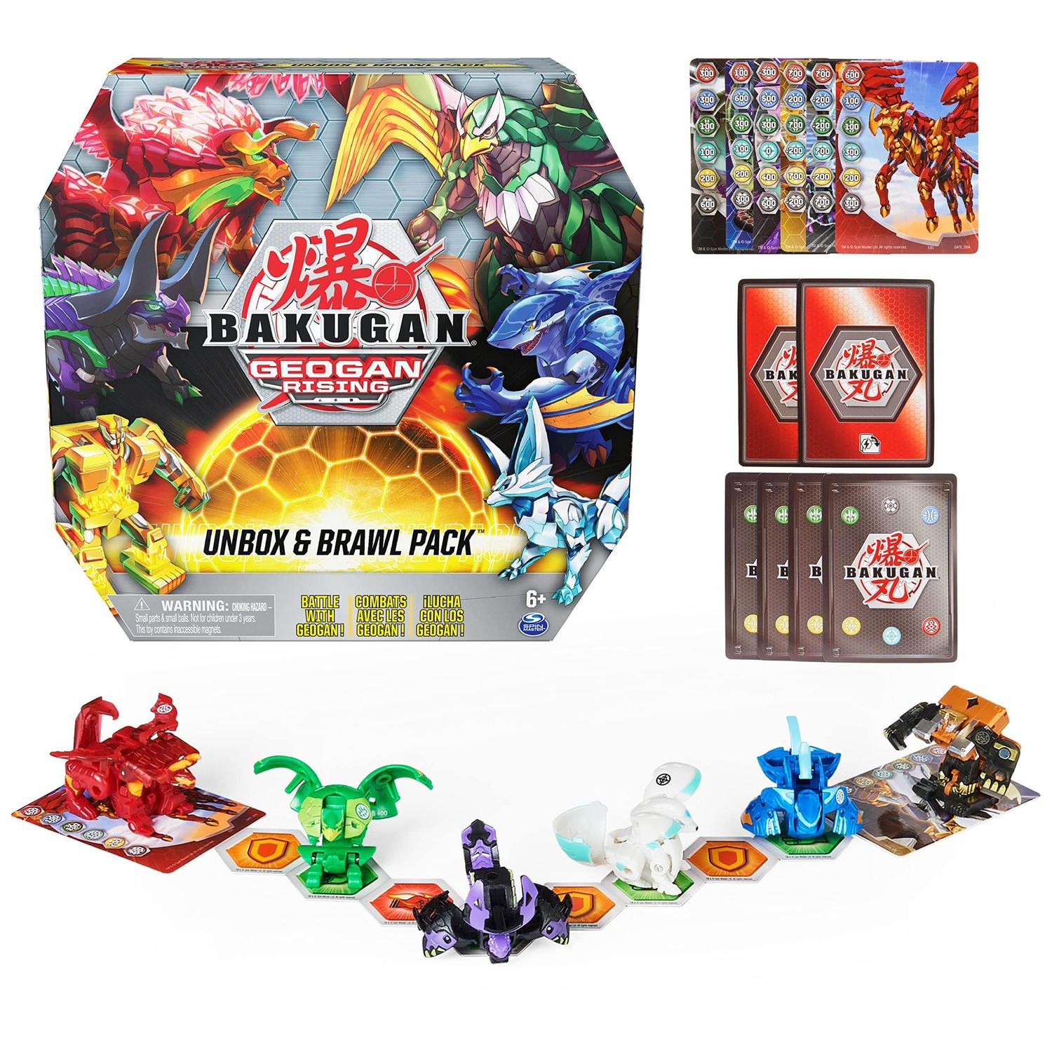 Conjunto Bakugan com 6 Figuras de Acao Colecionaveis Exclusivo 4 e 2 Geogan para criancas de 6 anos ou mais Bakugan Magazine Luiza