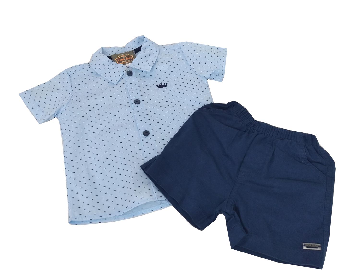 camisa social bebê