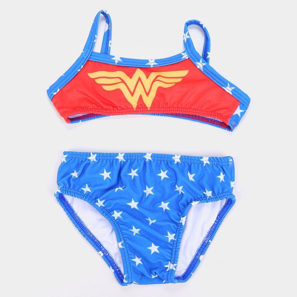Biquini mulher maravilha infantil Clearance