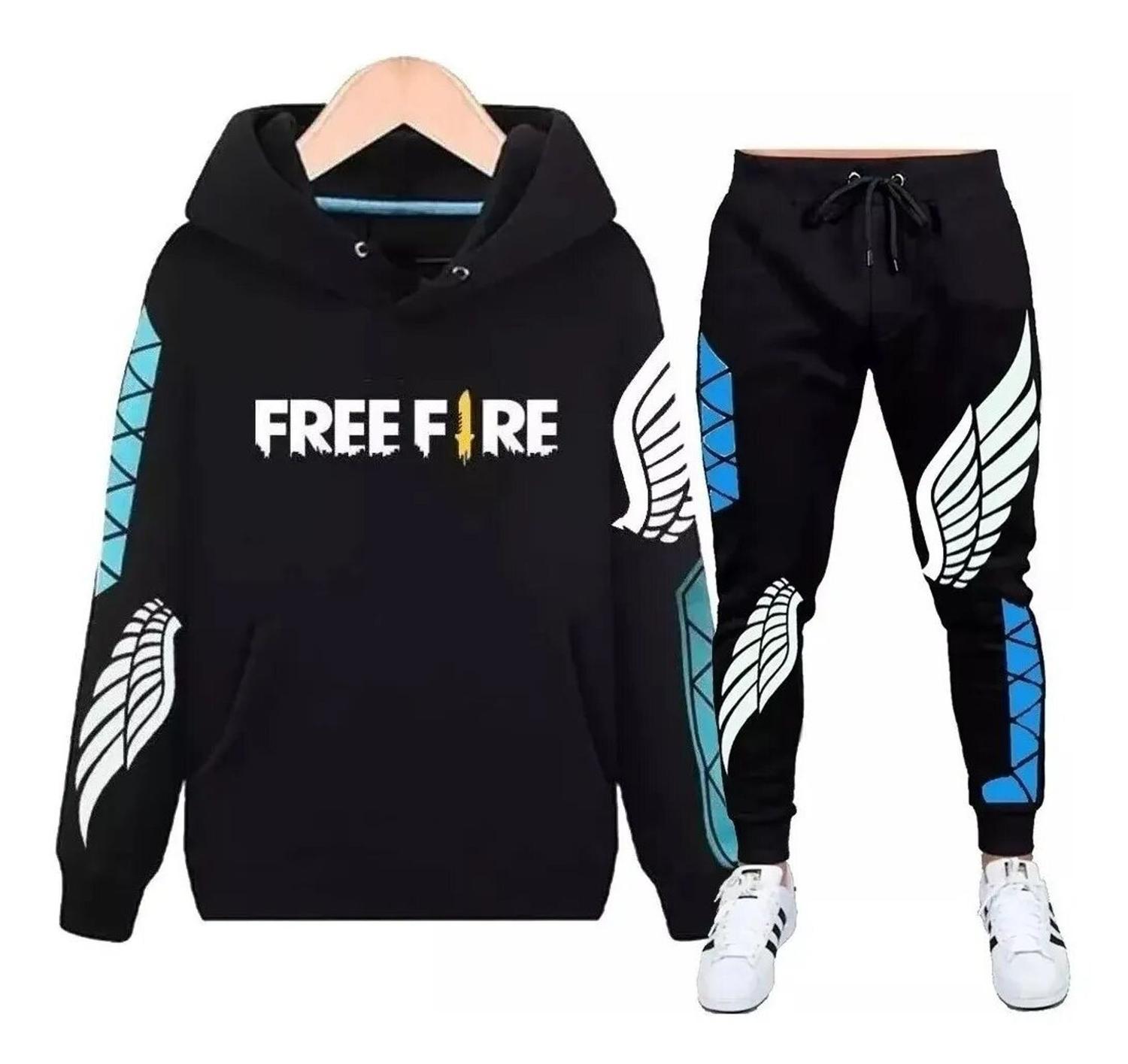 blusa de frio masculina free fire