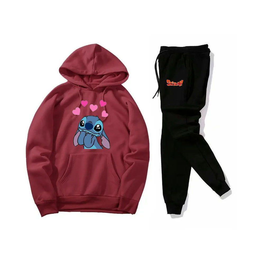 stitch moletom com capuzs women's