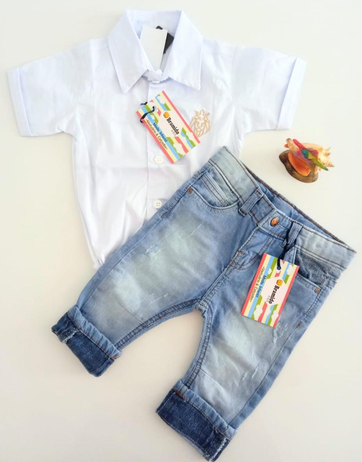 Conjunto Body Social E Calca Jeans Bebe Tamanho M Bramido Kids Conjuntos De Bebes Magazine Luiza
