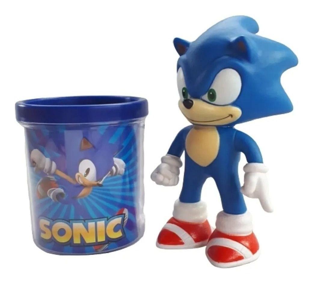 Boneco Sonic The Hedgehog 10cm Coleção Habibs