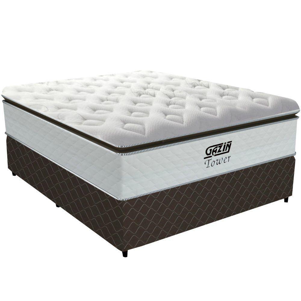 colchão de molas pocket tower gazin