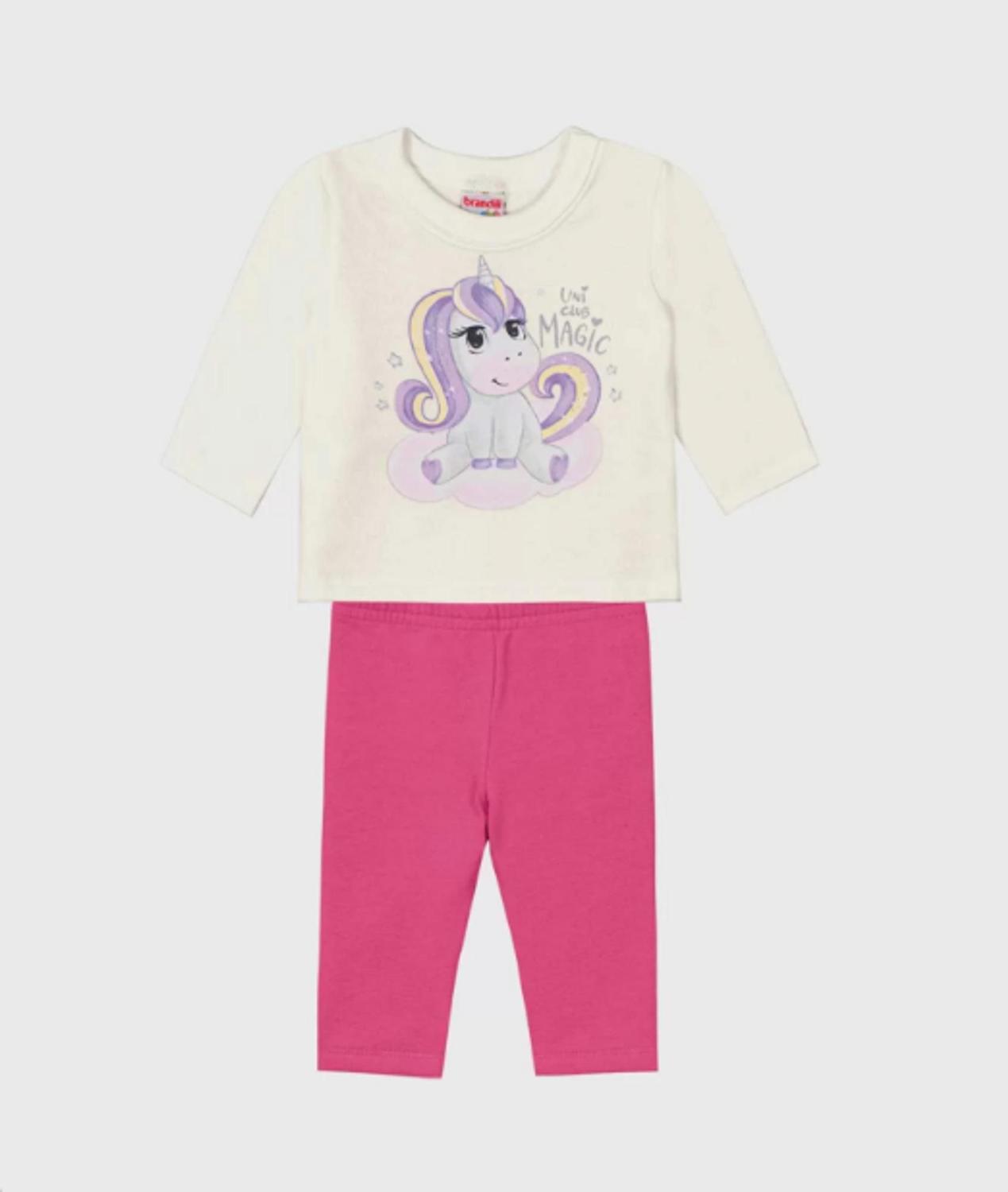 Unicórnio Ropa Ropa Para Frio NiÃ±as Conjunto Brandili Moletom