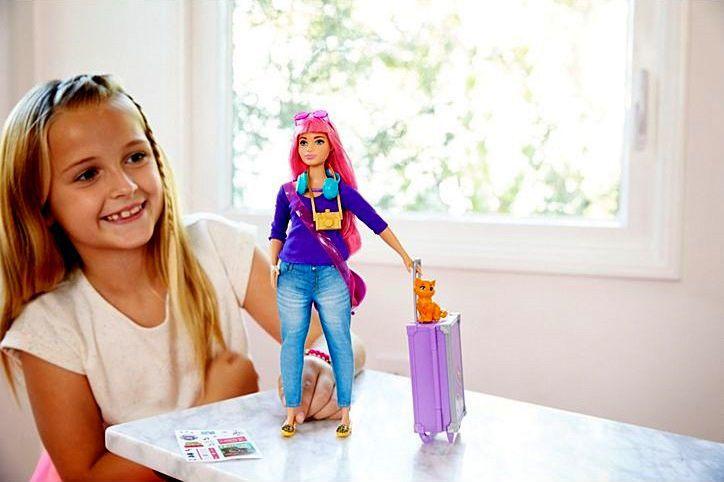 Conjunto Brinquedo Boneca Barbie Dreamhouse Menina Daisy Plus Size Cabelo Rosa Mattel Boneca Barbie Magazine Luiza