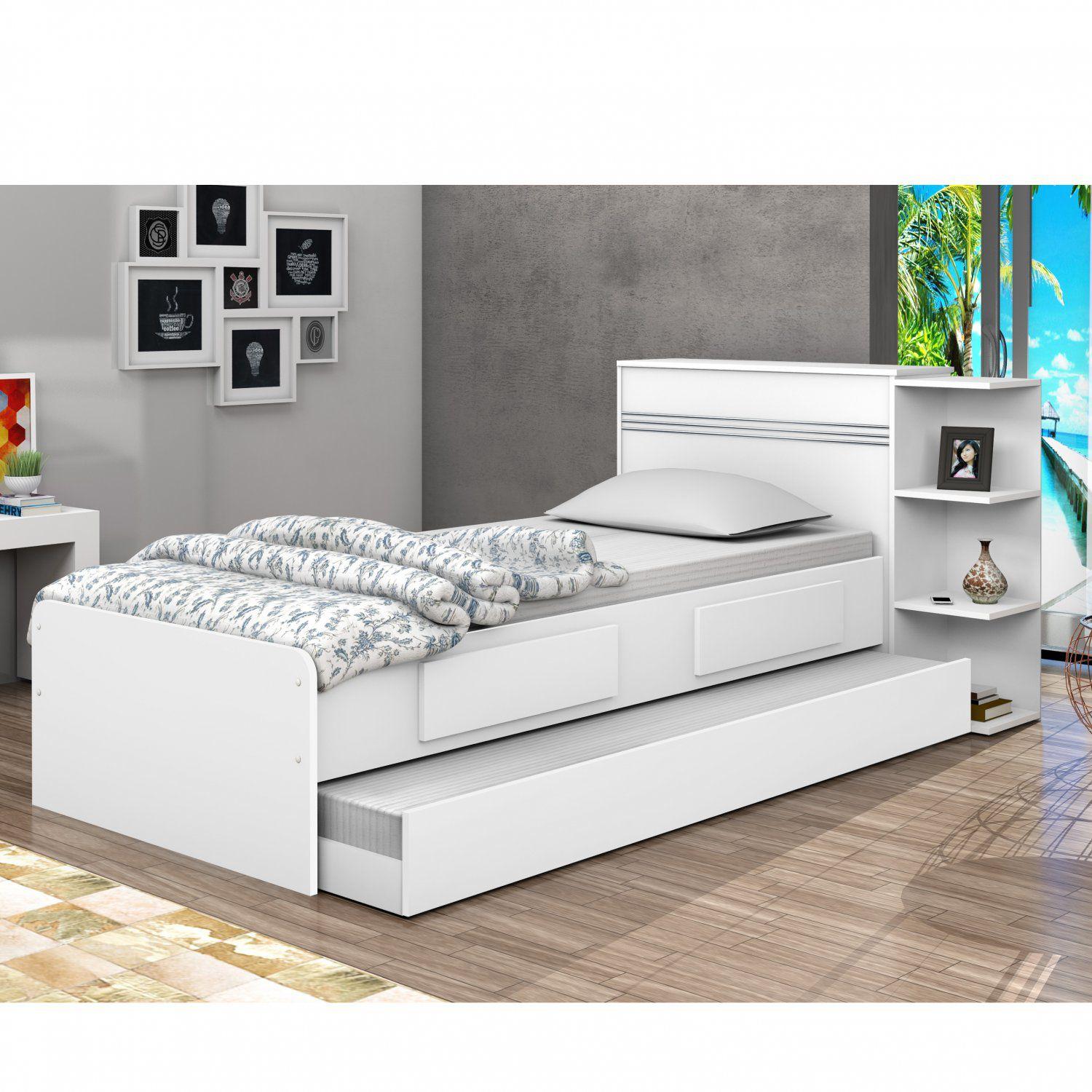Cama Solteiro Com Gavetas Embaixo – XAXO