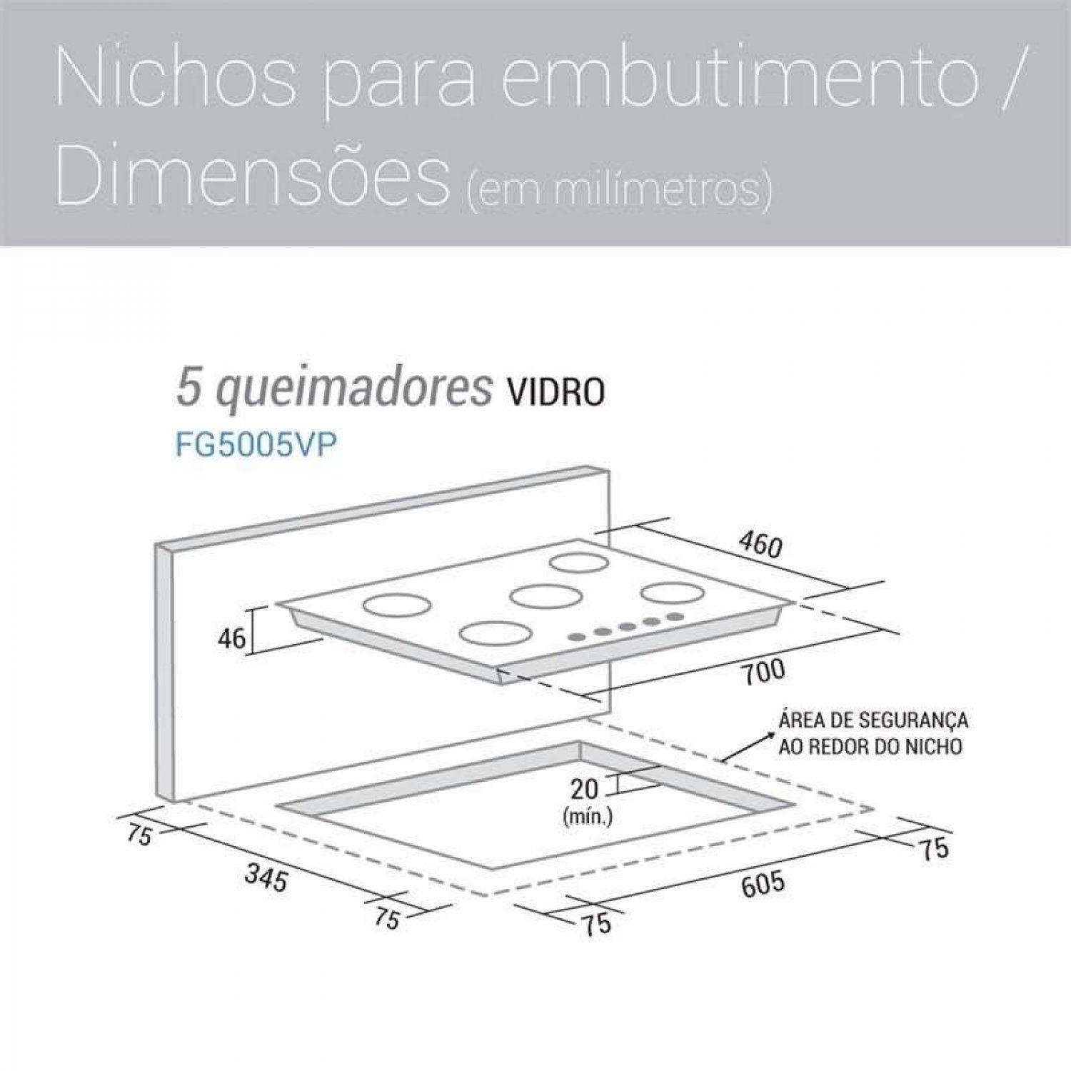 Conjunto Cooktop e Forno Elétrico 220V Suggar Preto Cooktop