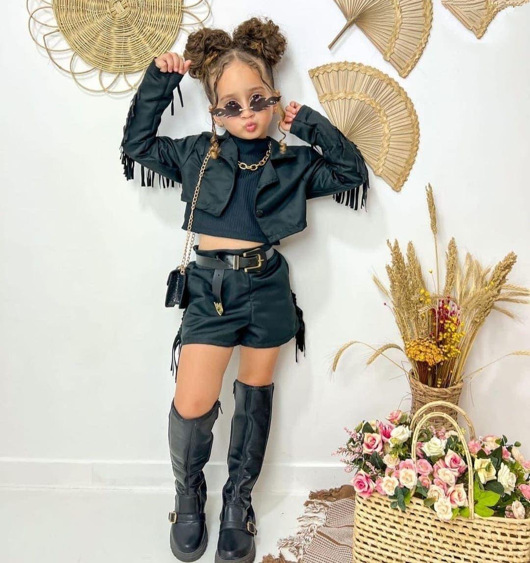 Look Infantil Roupas Feminina Infanto Juvenil Conjunto Infantil